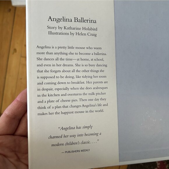 Angelina Ballerina 4 books - Christmas Vtg HC Pb Mix Fairy Balletcore Feminine - Picture 11 of 16